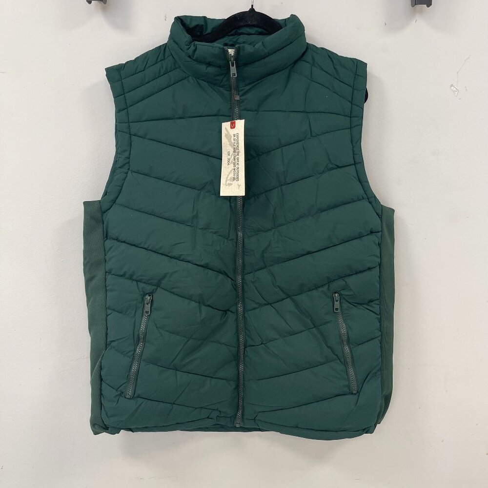 River Trail Men’s Puffer Vest in Dark Green - Size XL - NWT